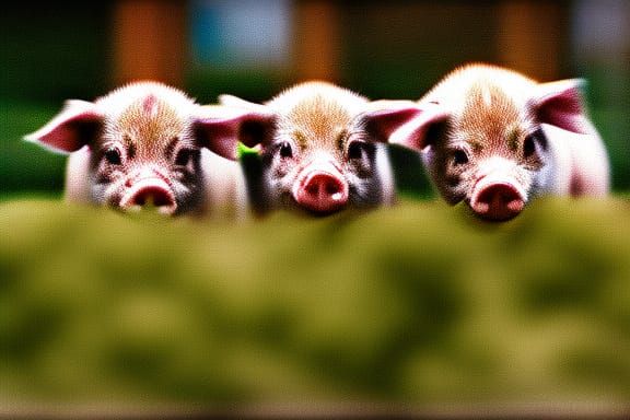 Three little pigs