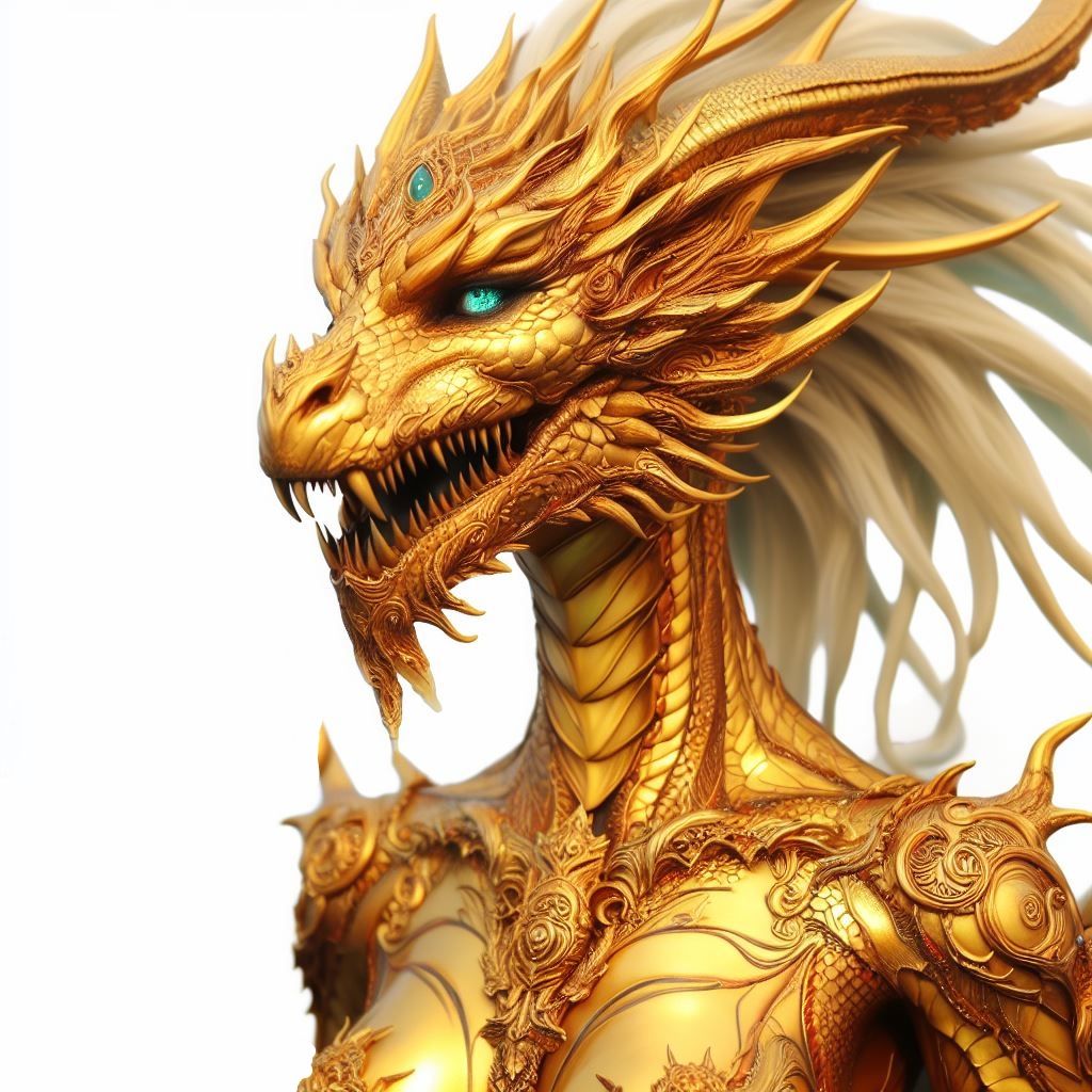 Female Golden Dragonborn 2