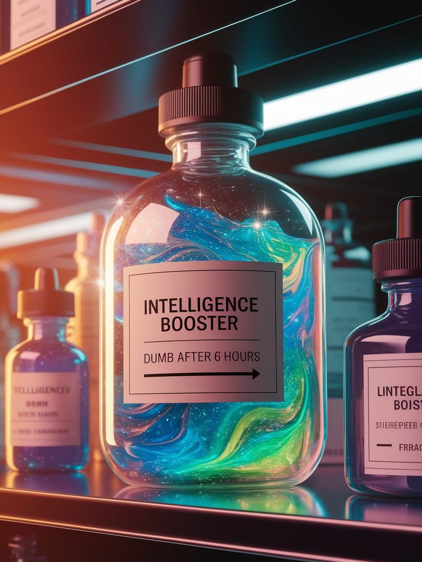 Intelligence booster  by @Gothic Vampire Poetry