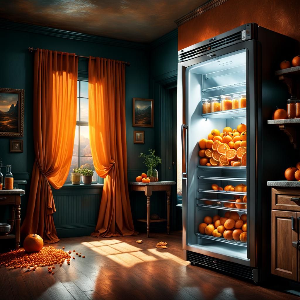 “Orange peel color” drapes
