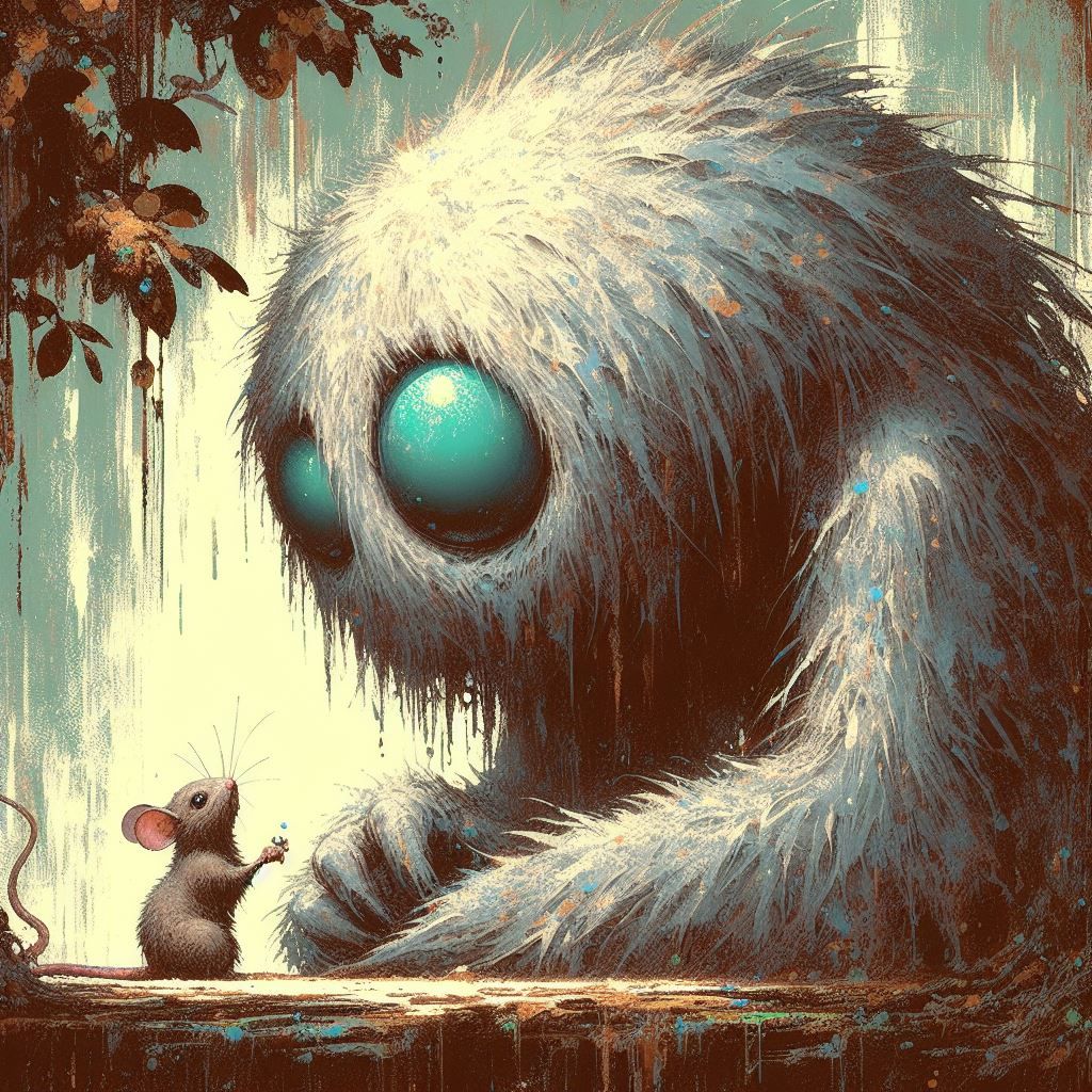 Monster makes a Friend (weird)