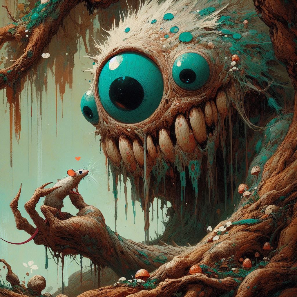 Monster makes a Friend (weird)