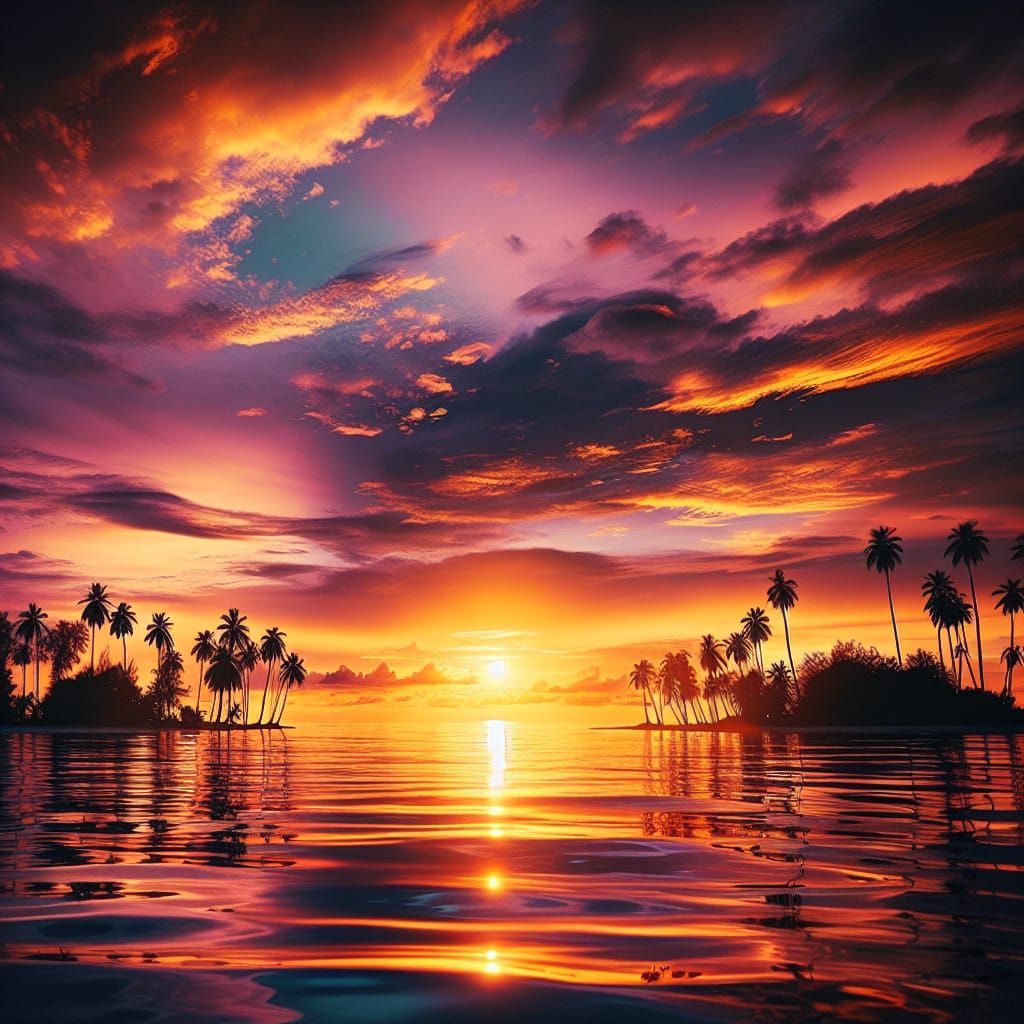 Breathtaking sunset