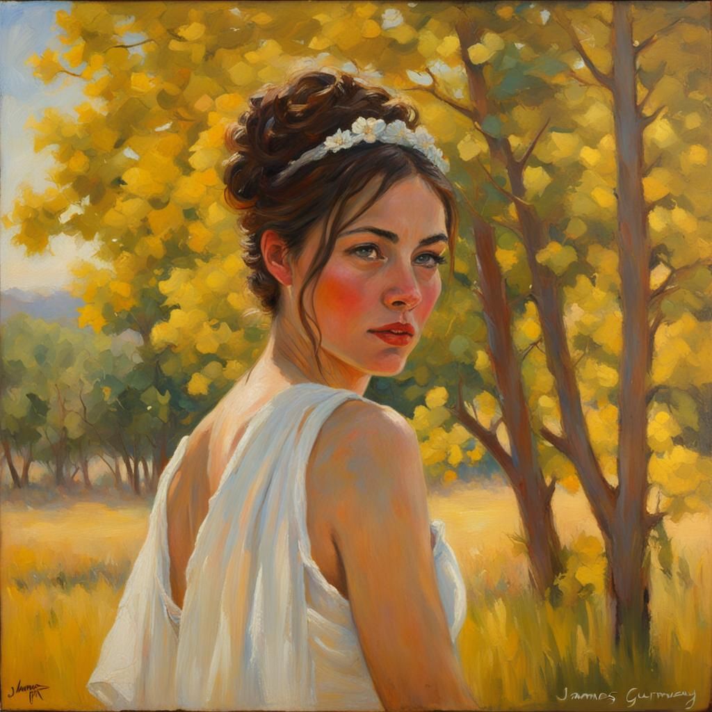 A woman's natural beauty.