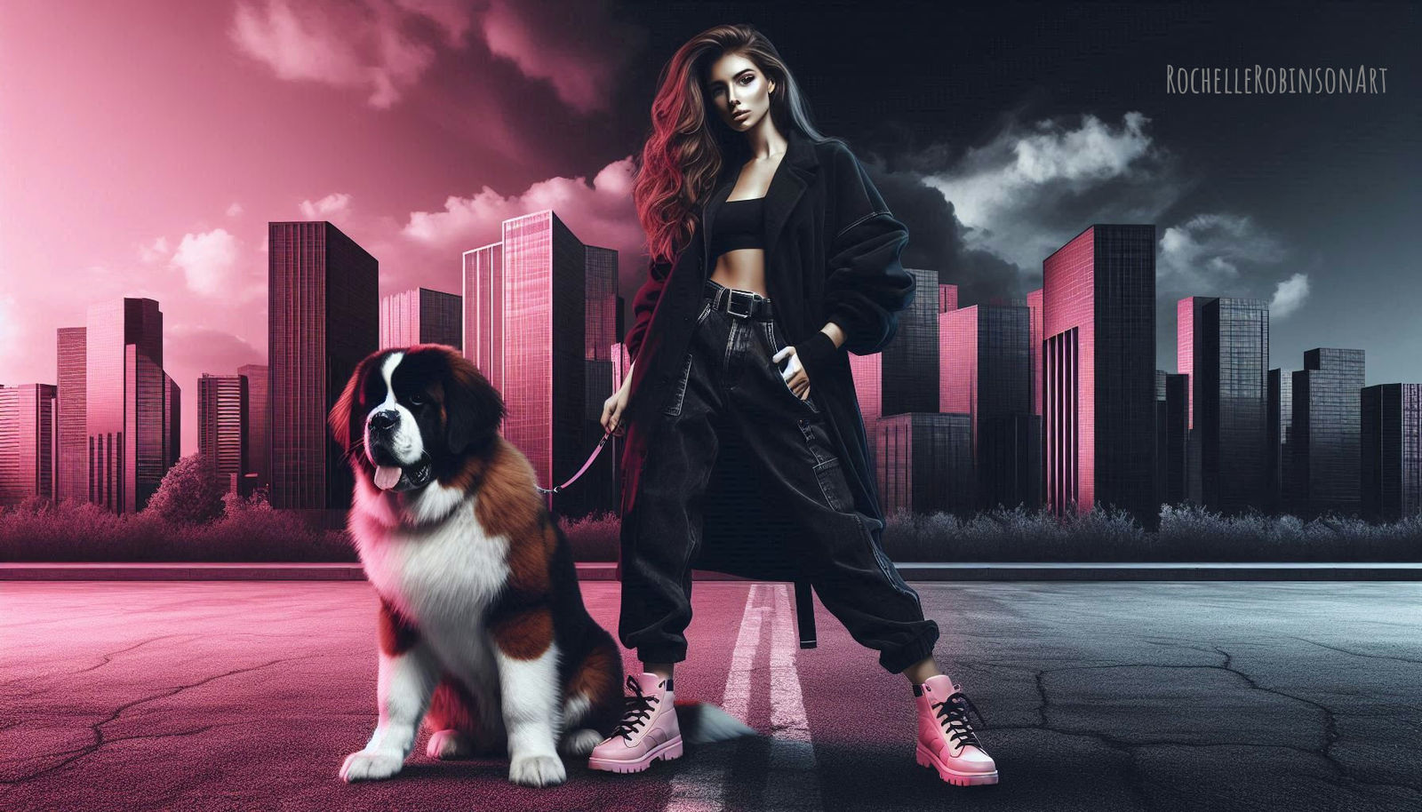 A Woman And Her Dog Lord Byron