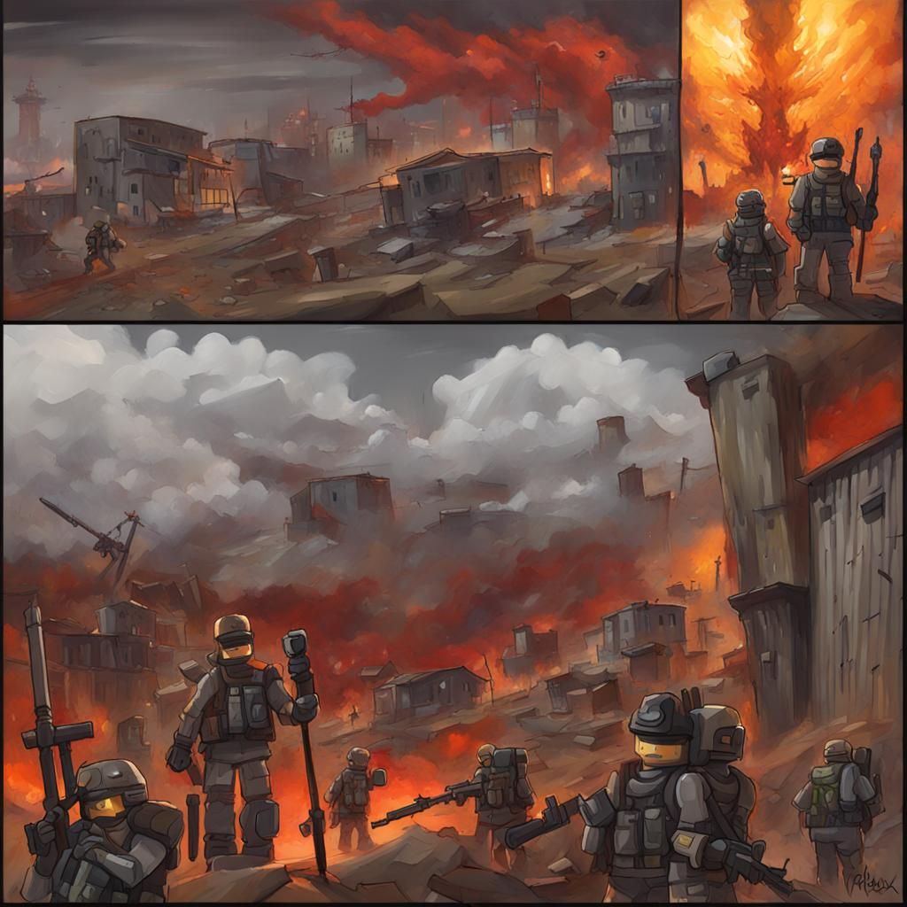 War… war never changes