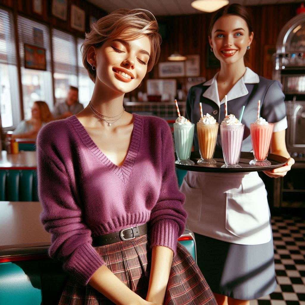 Friendship and Milkshakes :: Moments in the Diner