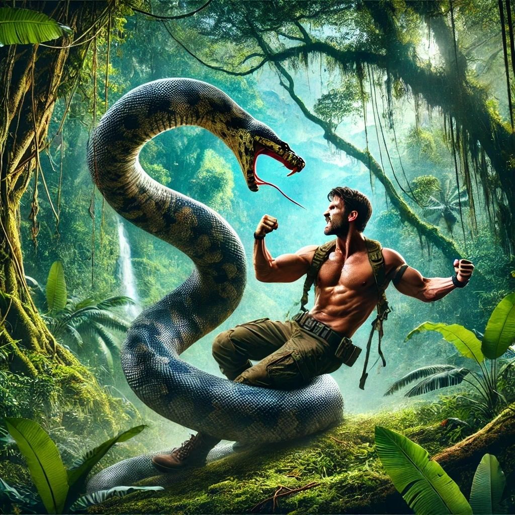 Manaconda wrestling with a prompt