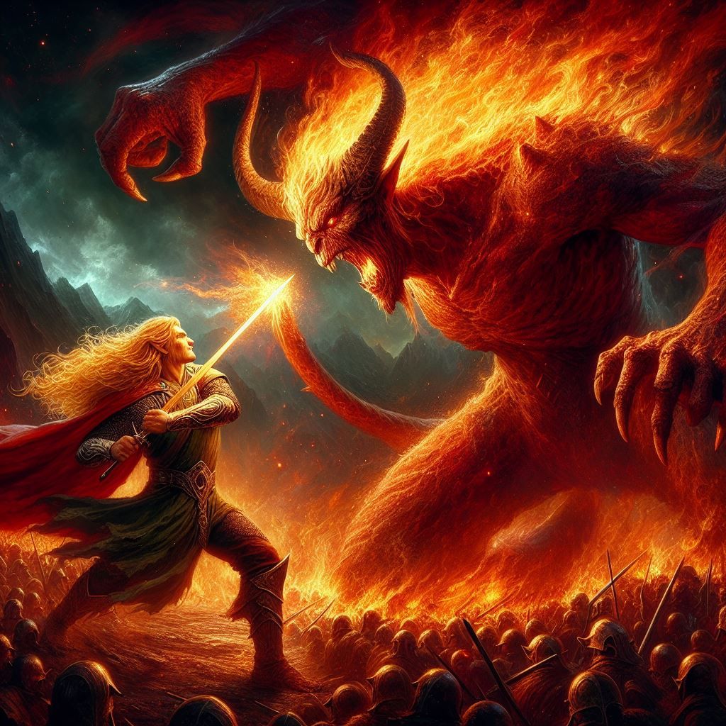 Glorfindel against Balrog