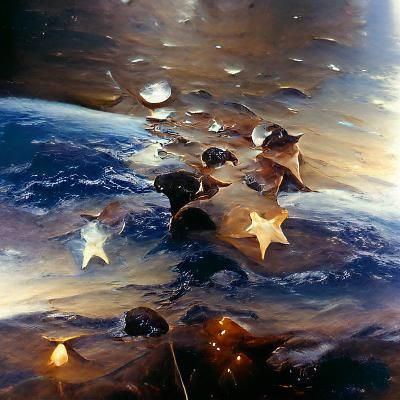 Stars raining down on earth