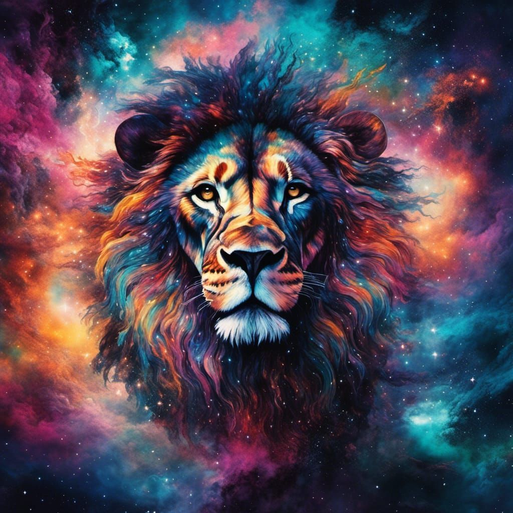 Cosmic lion