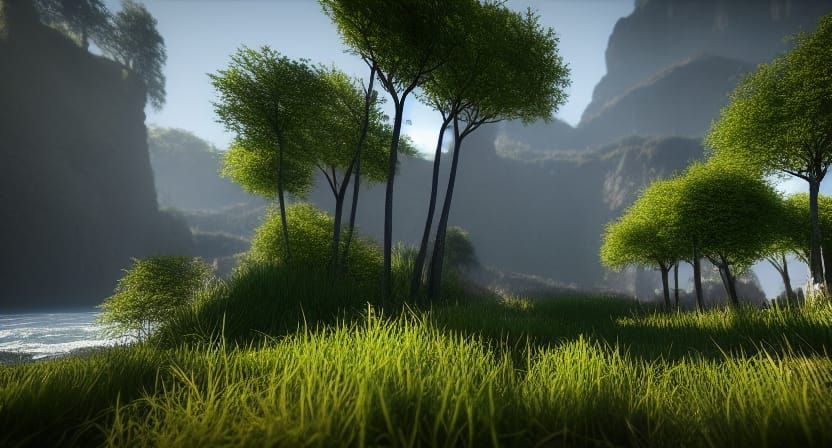unreal engine 5rendered landscape