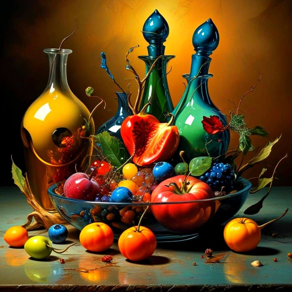 Surrealistic Masterpiece in High Contrast