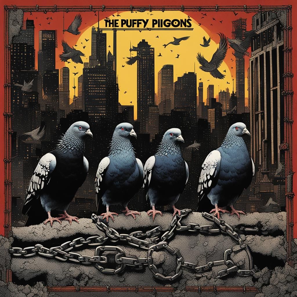 "The Puffy Pigeons" rock band