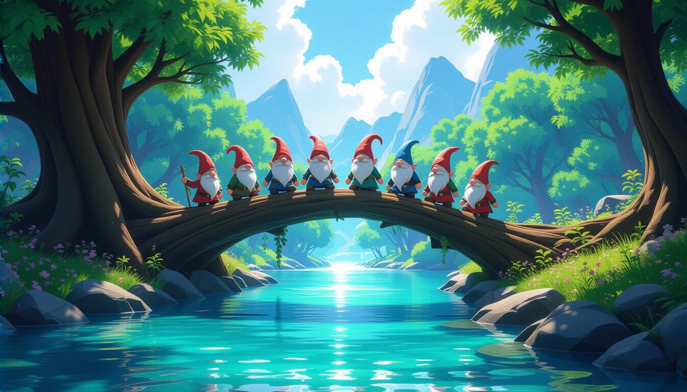 The fallen tree of the gnomes.