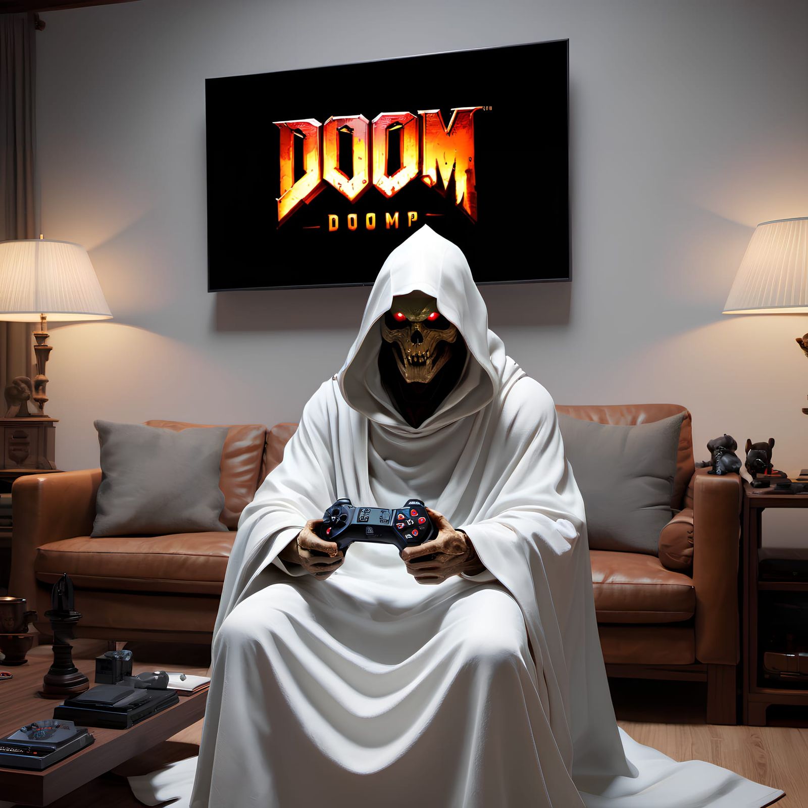 Chilling, playing some fancy games