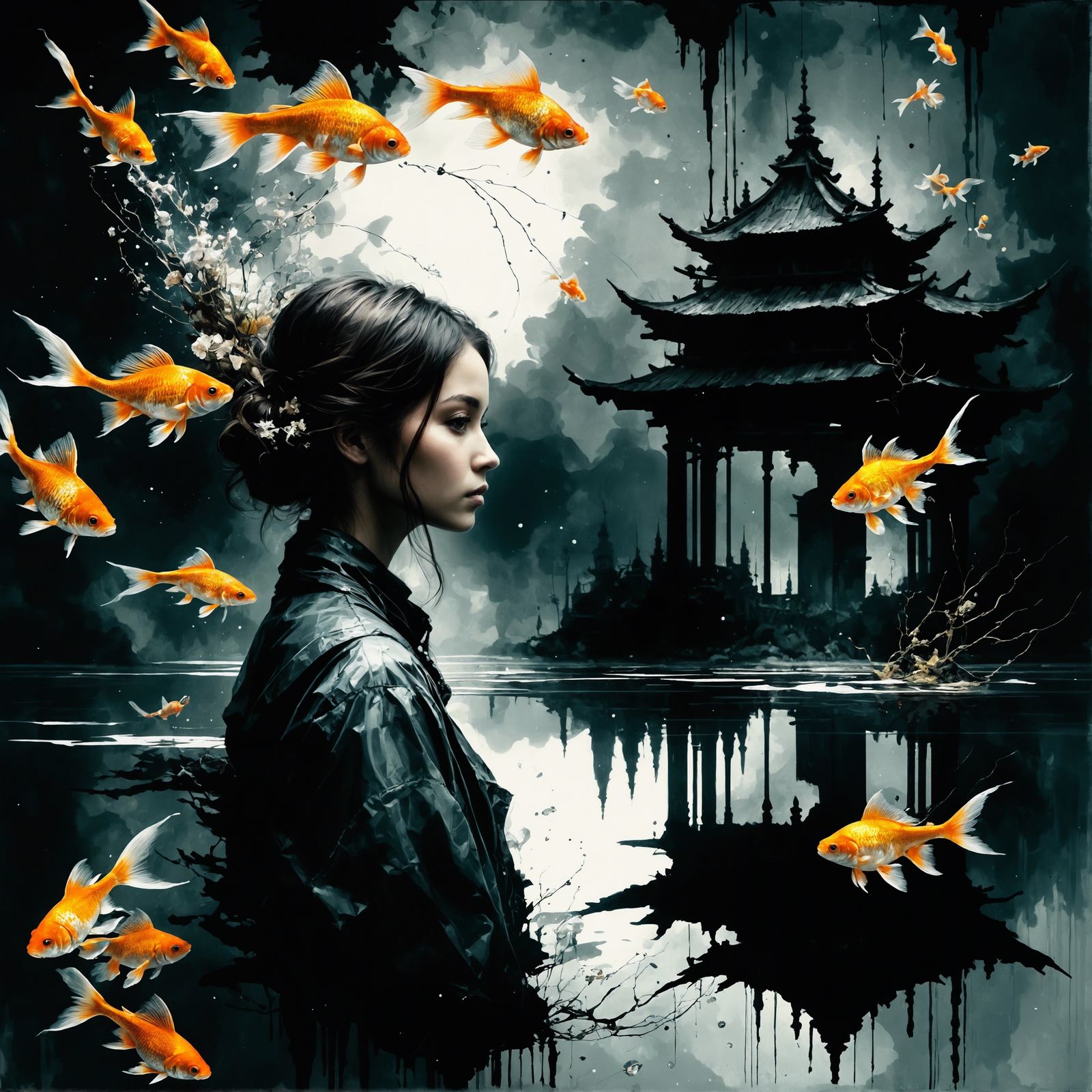 your goldfish is a ripple in my pond of solitary desolation