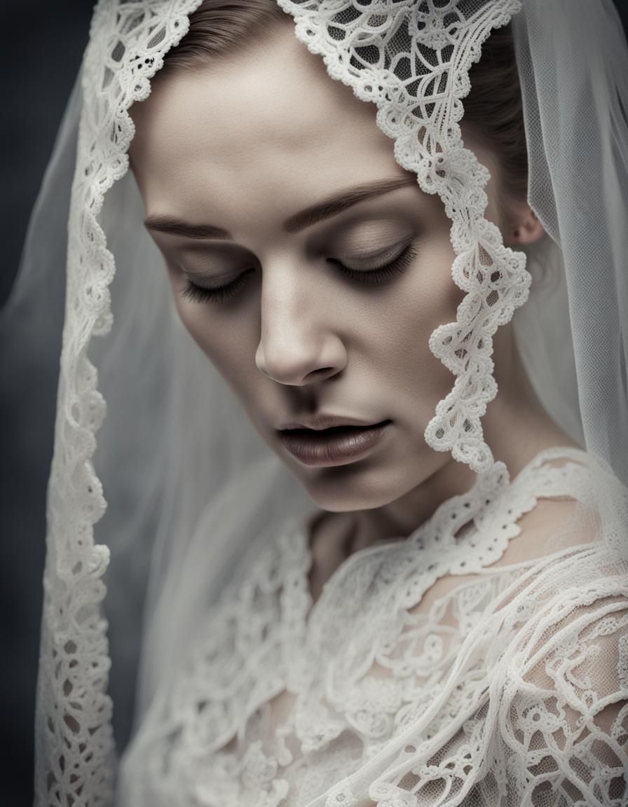 lacy tears of a reluctant bride by artistic photographic sculptor ...