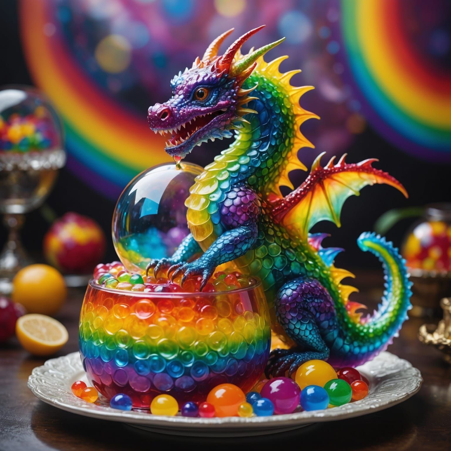 Jelly Dragon  by @Huginn