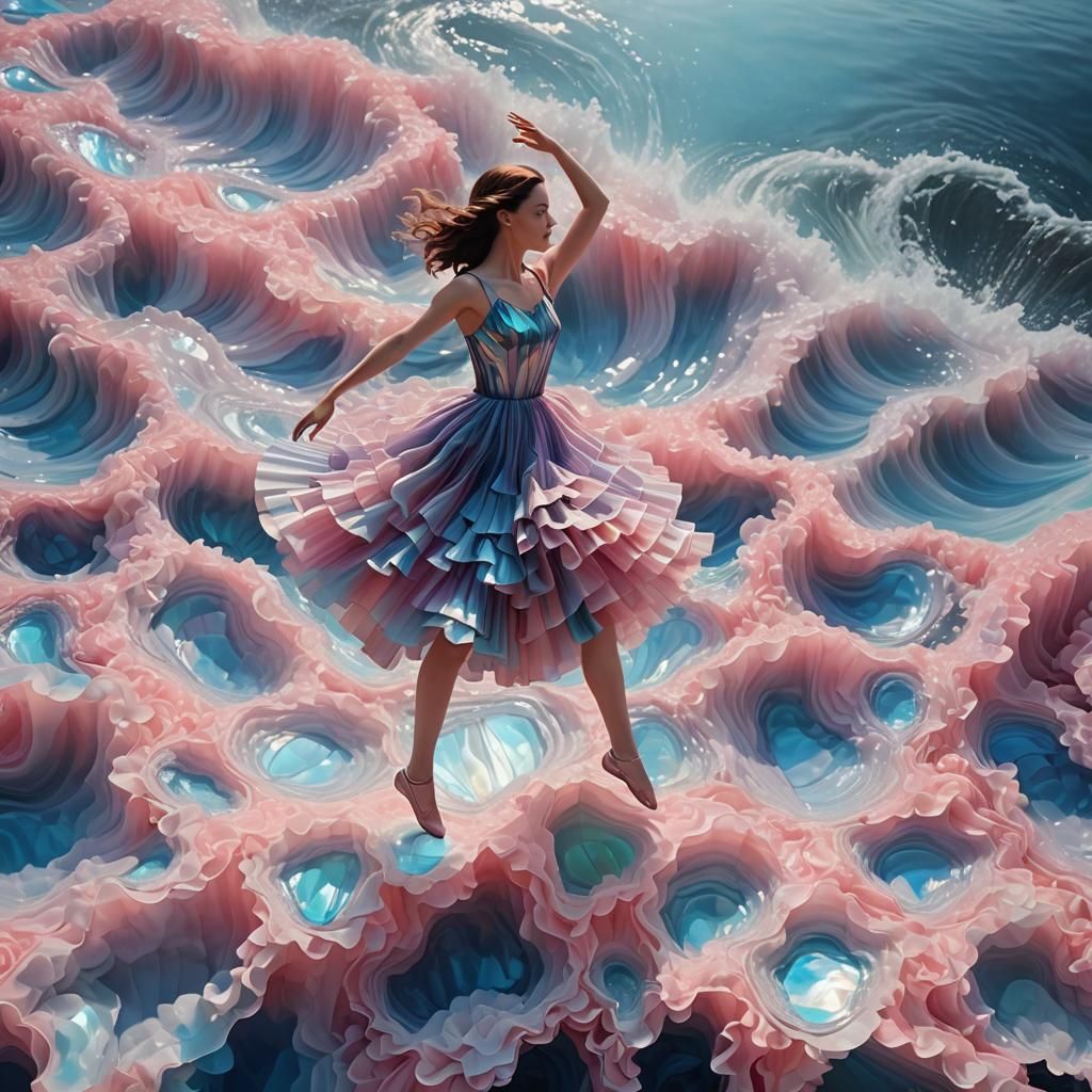 Splashing up