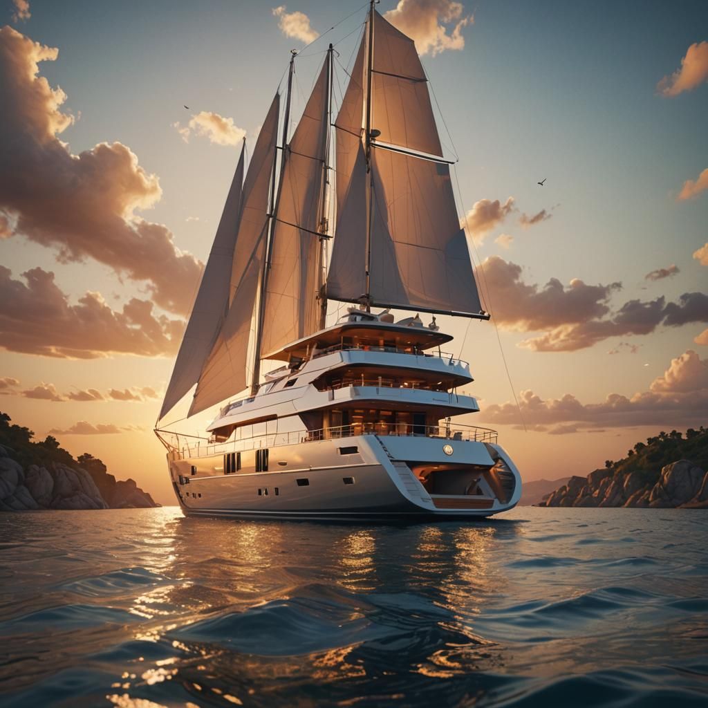 Luxury yacht