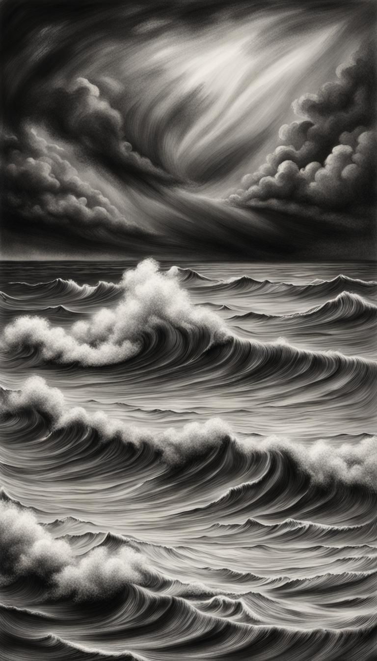 Sea during a storm