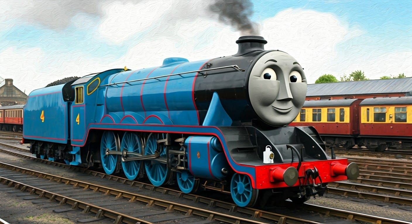 Gordon the Express Engine  by @RedDalek