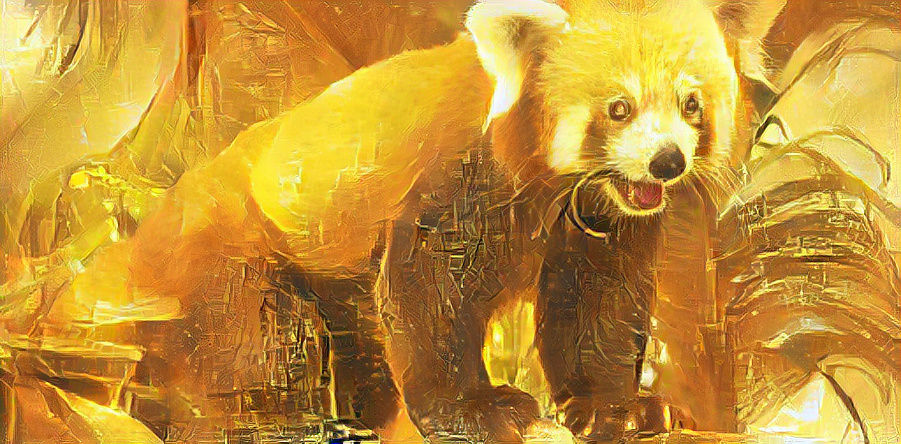 Golden Red Panda