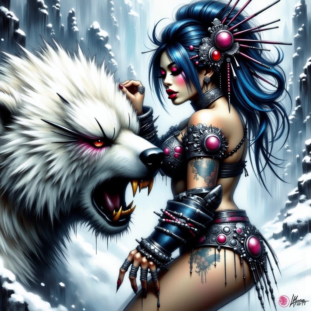 Polar Geisha <lora:Extreme Geisha:1.4>