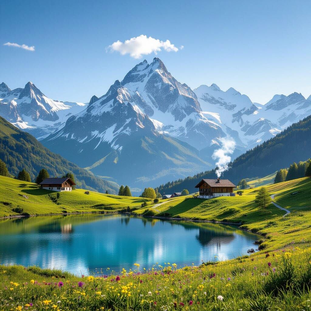 Swiss Alps  by @Mary Ann