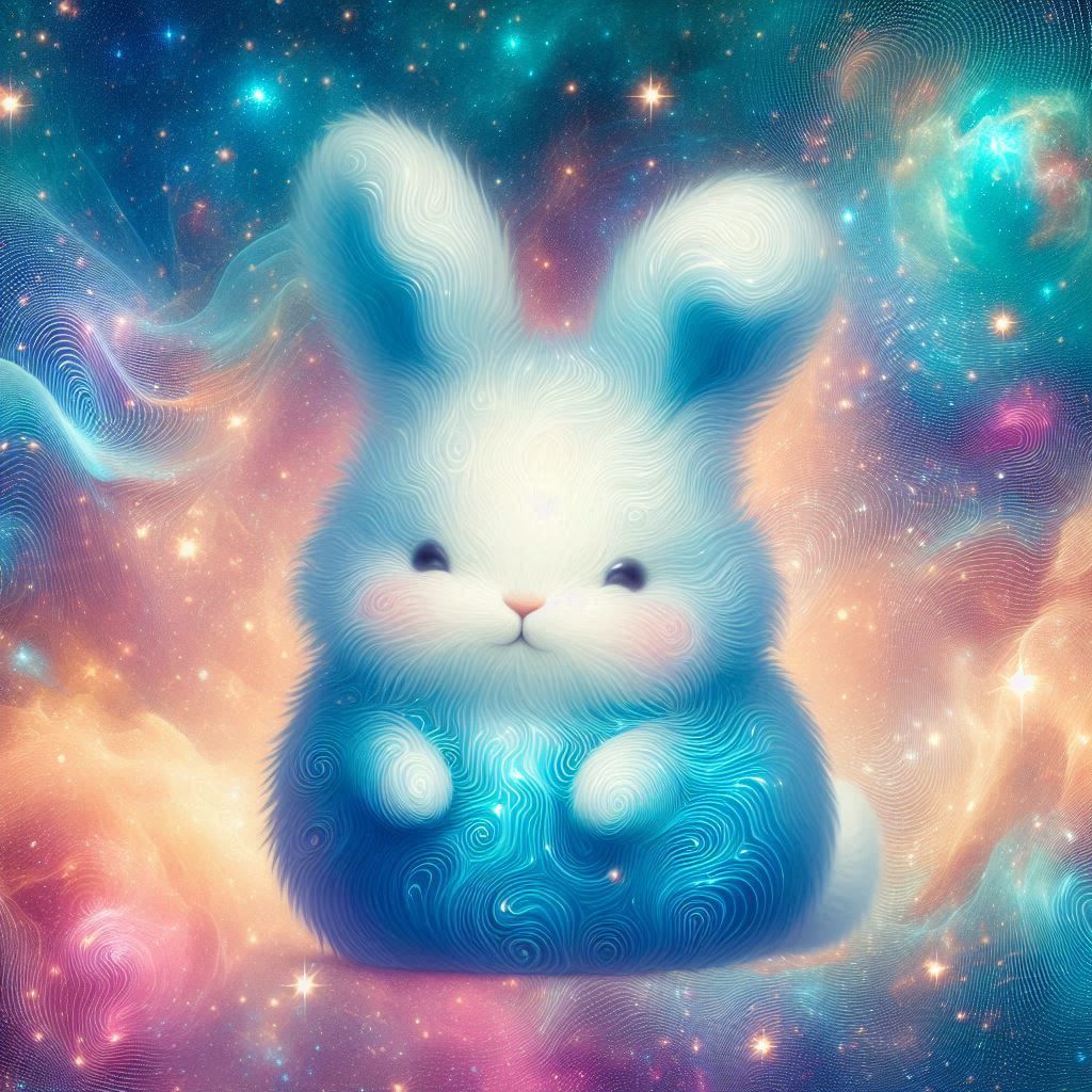 Blue Baby Bunny