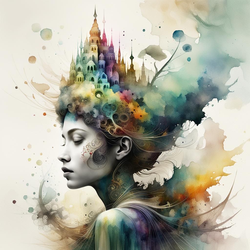 Fractal Elegance   by @Alfred Stephens