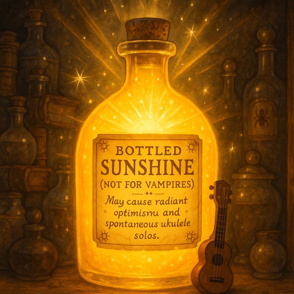 Bottled Sunshine (Not for Vampires)  by @Fibek