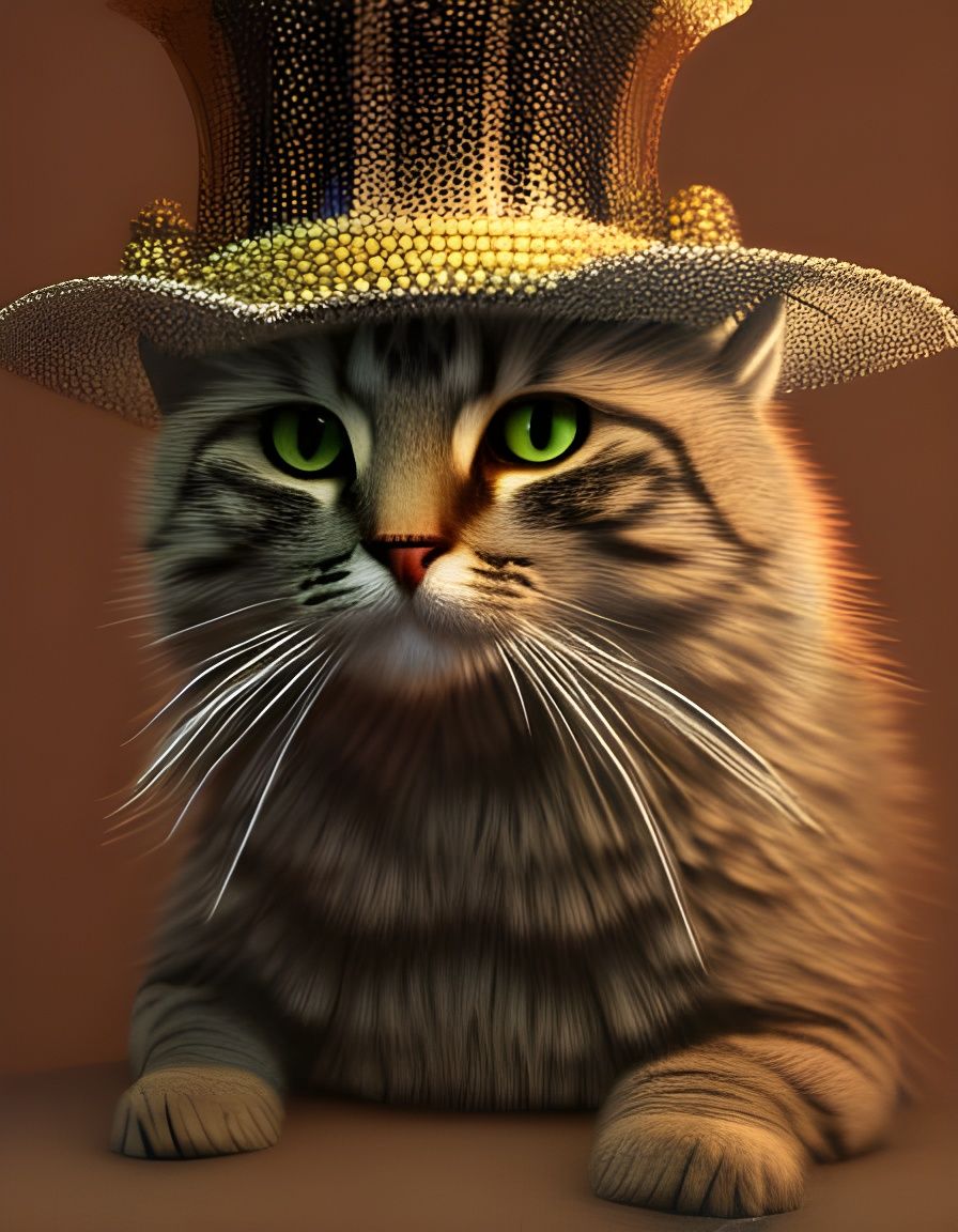 ornate elegant hat