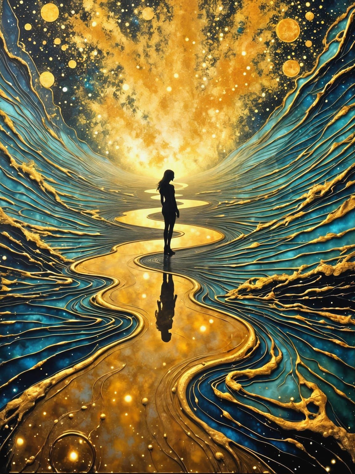 A Journey Through Gold  by @Lore 