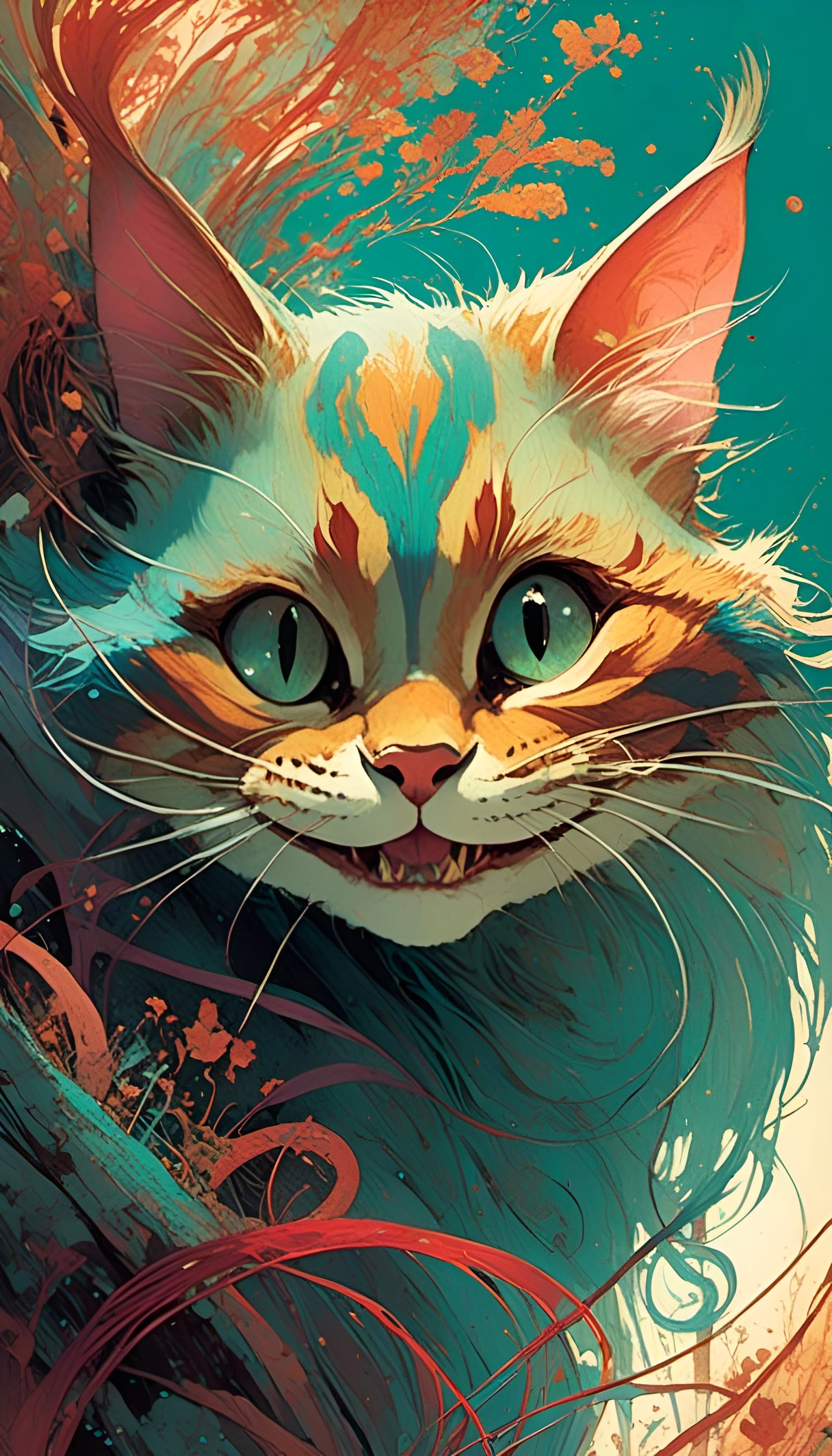 Happy Kitty - AI Generated Artwork - NightCafe Creator