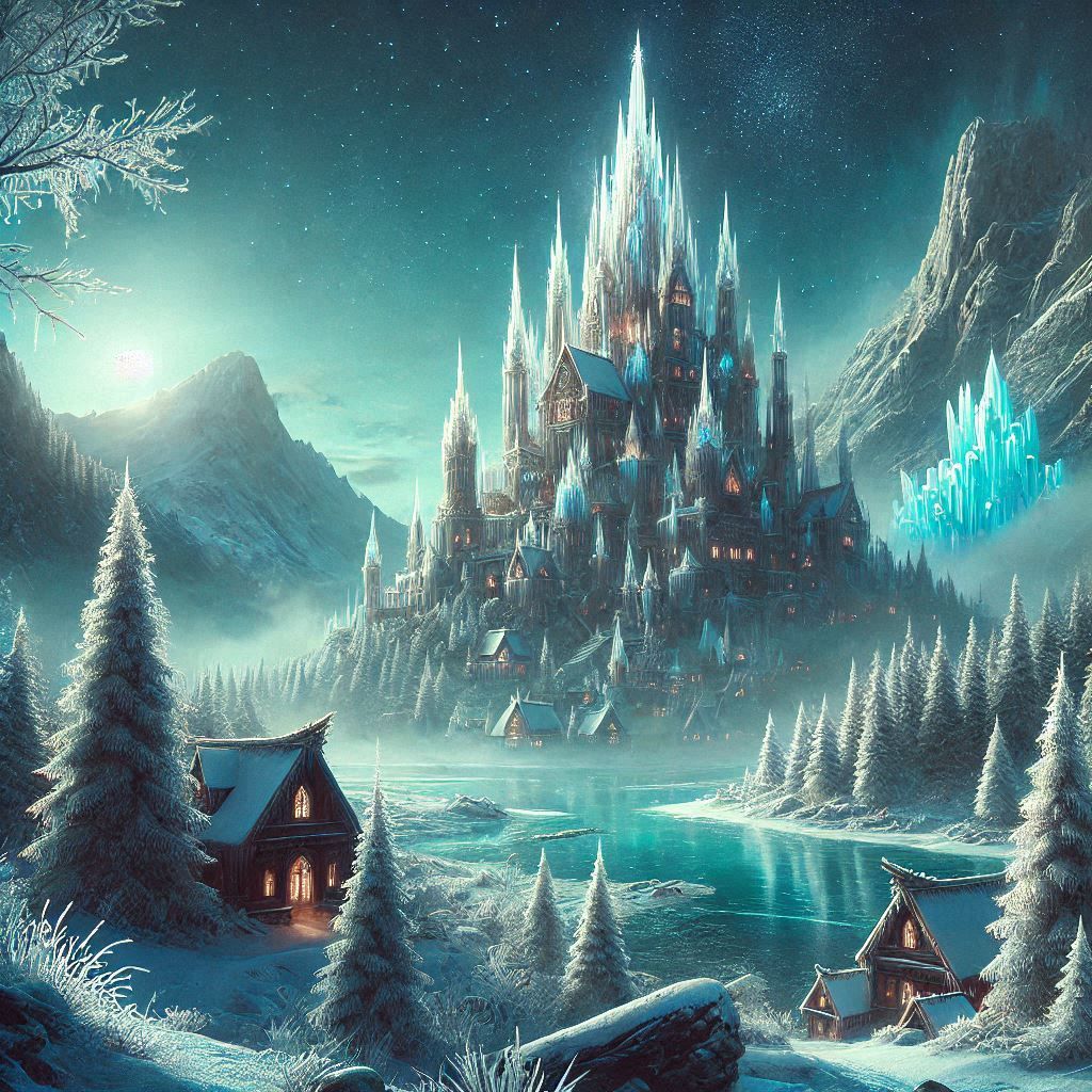 Frosted crystal tundra