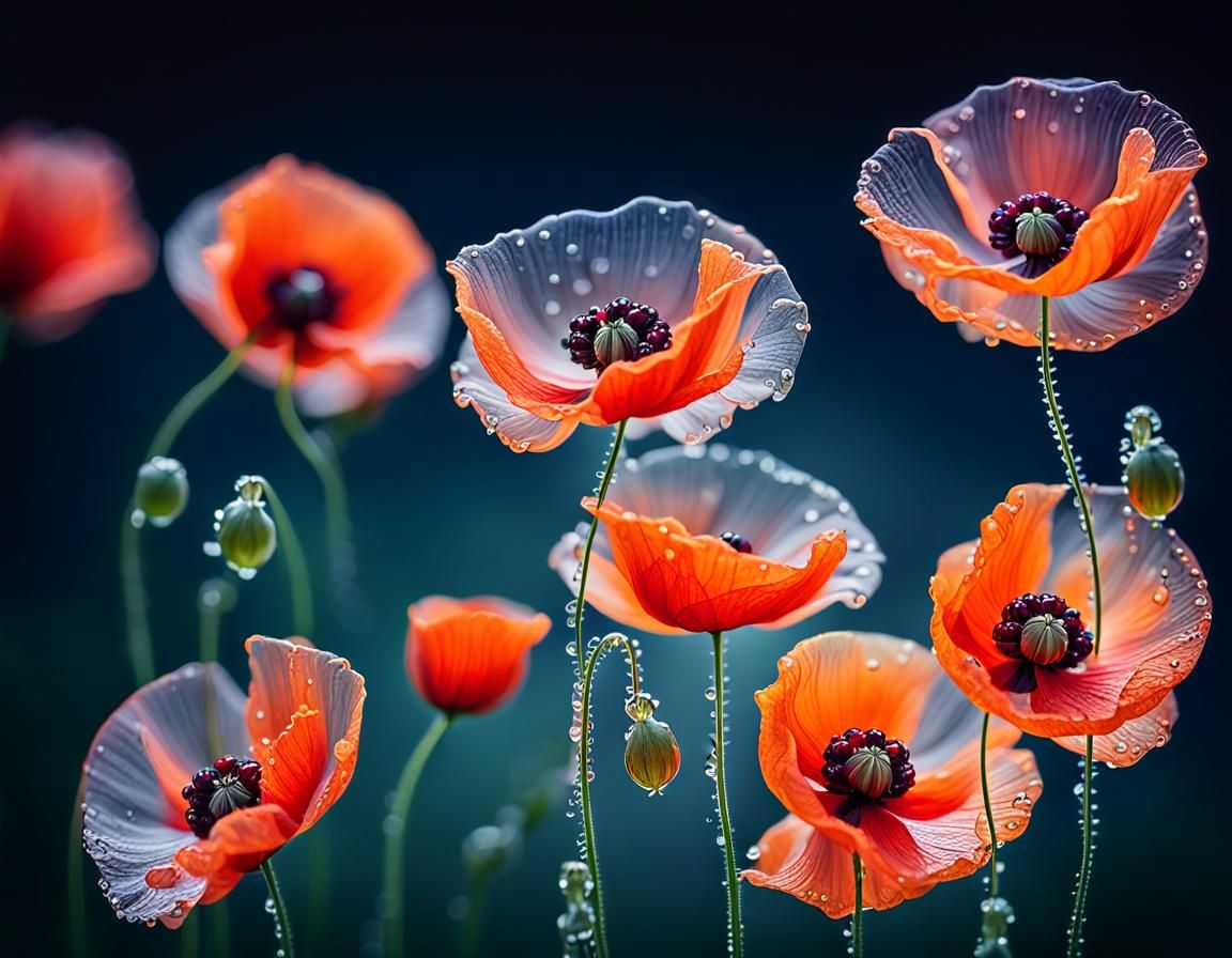 poppies  by @vegenia