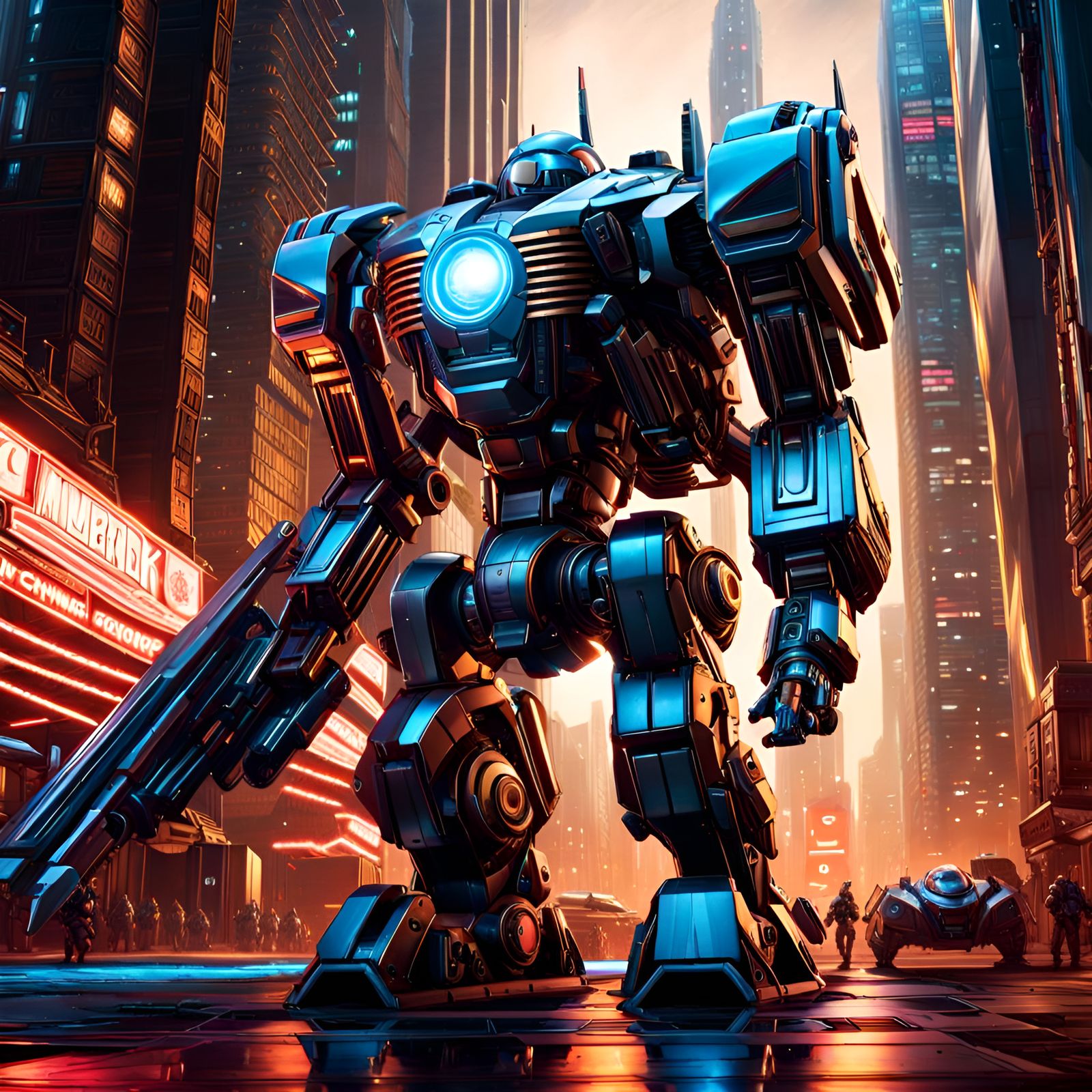 More Mechs. - AI Generated Artwork - NightCafe Creator