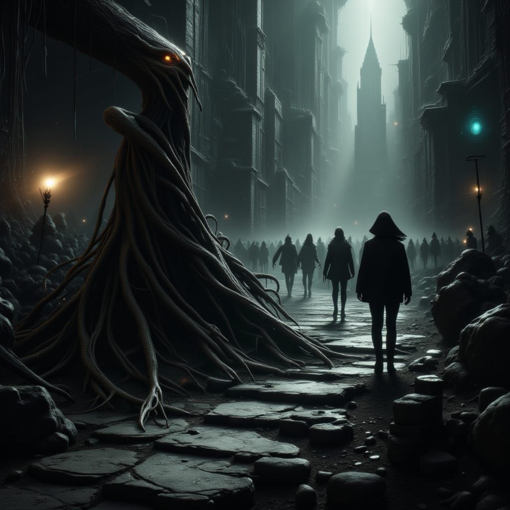 Gothic Darkness and Shadow Depth