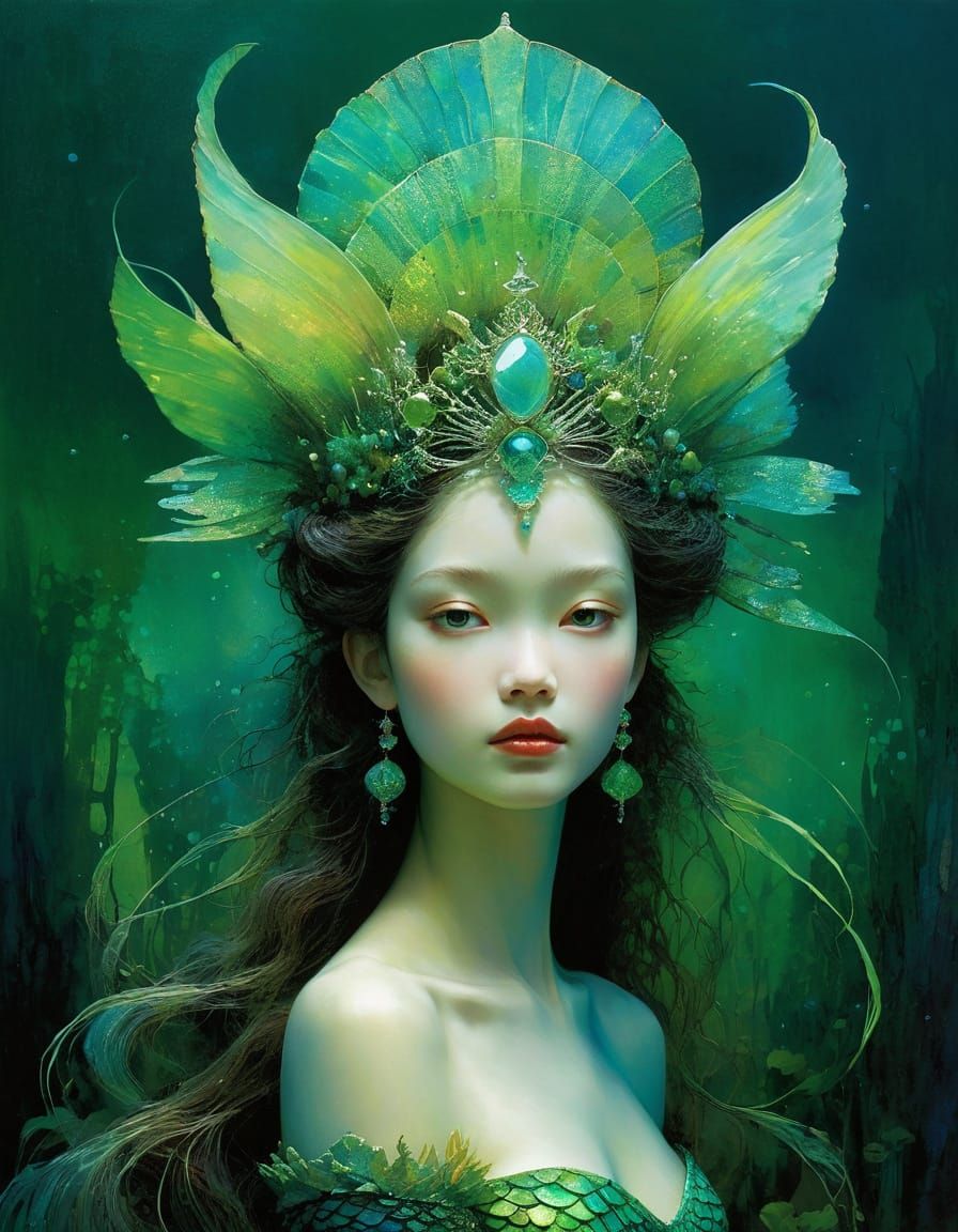 mermaid princess  by @Katie May