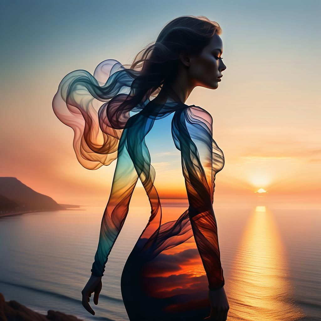 Sunset Silhouette   by @Ghostguardian