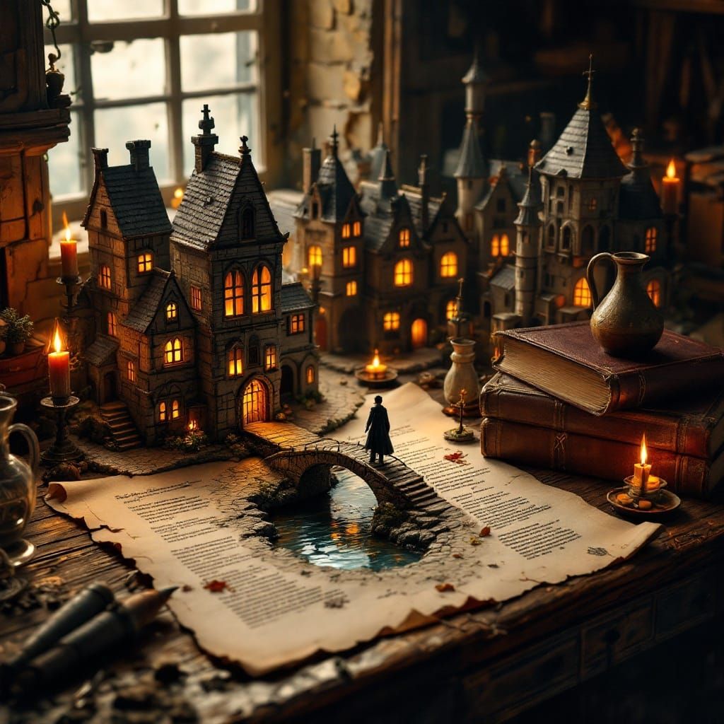 medieval town  by @Daniel