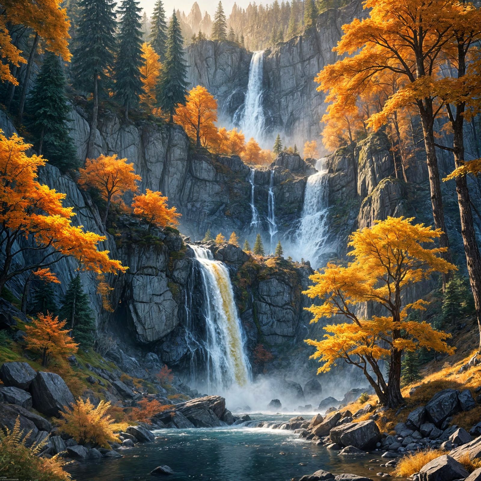 Autumn in the Cascades  by @Valmont