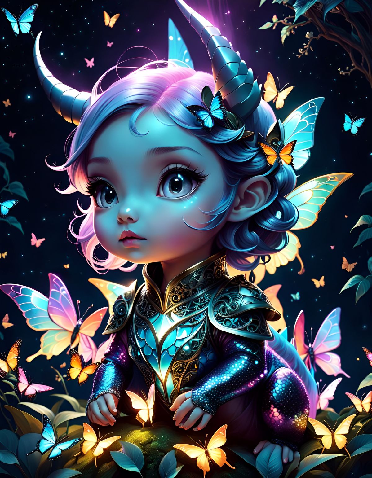 Fairy Dragon Girl - Ai Generated Artwork - Nightcafe Creator