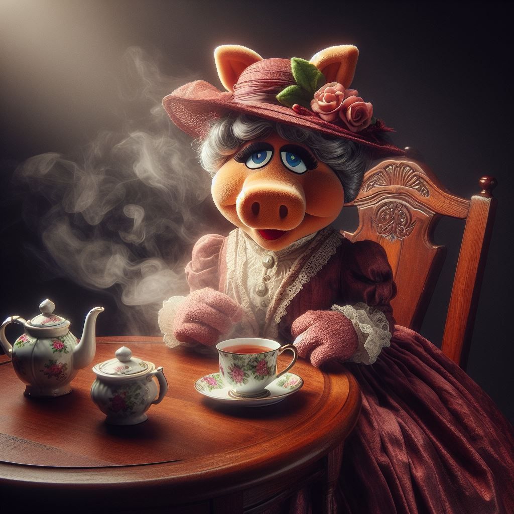 Miss Piggy's Afternoon Tea