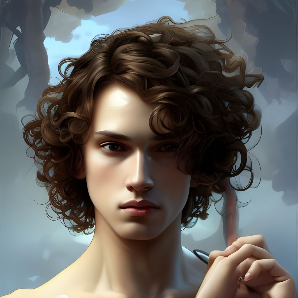 Heavenly Young Man - AI Generated Artwork - NightCafe Creator