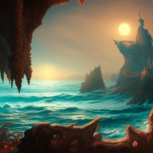 the sea
