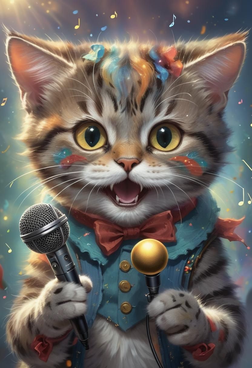 Singing kitty