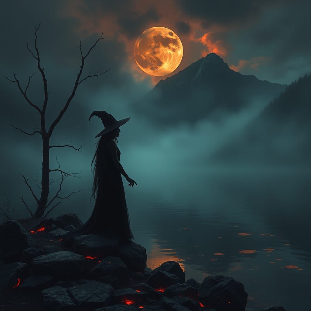 The night is near AI Generated Artwork NightCafe Creator